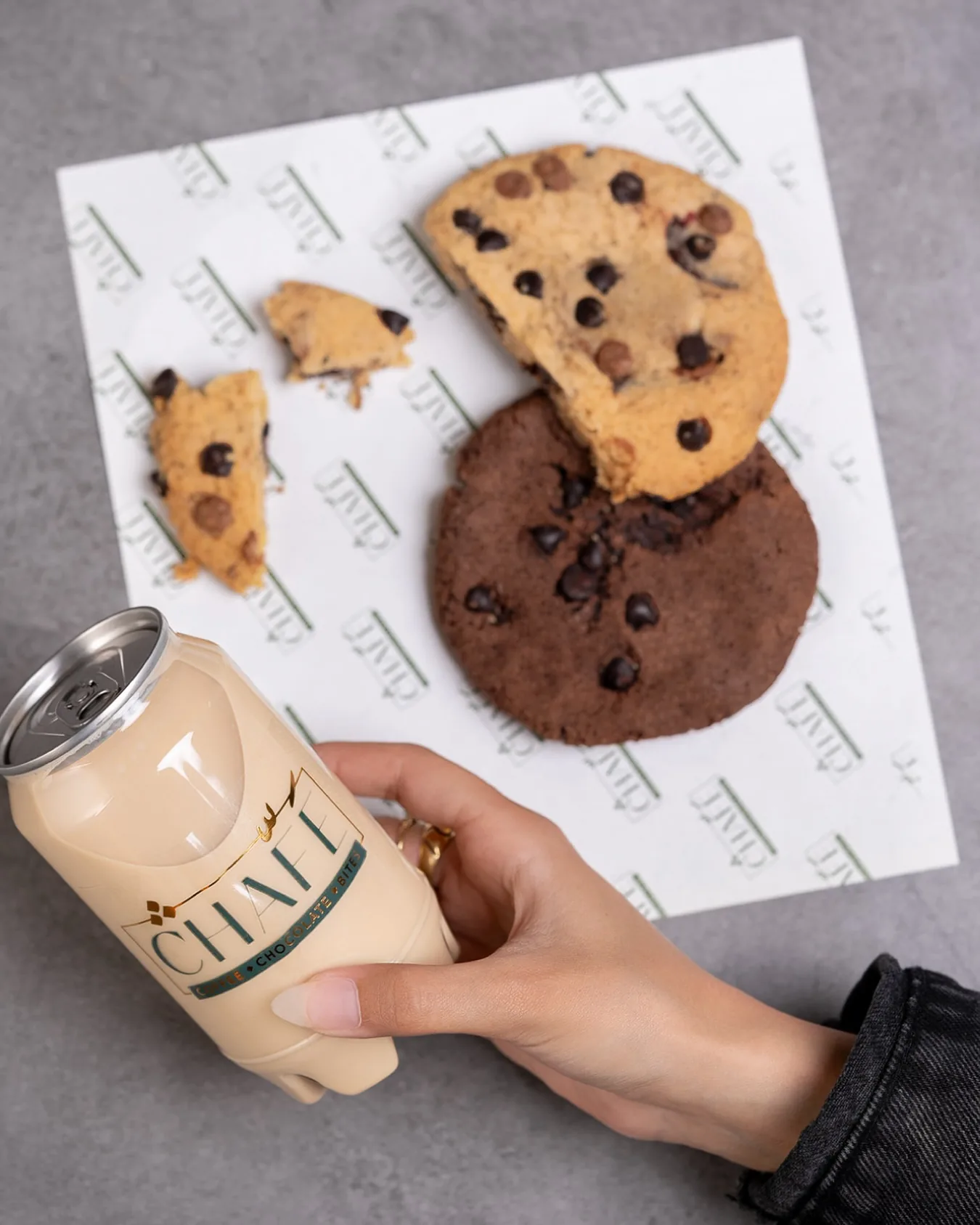 NYC cookies on CHAFÉ paper